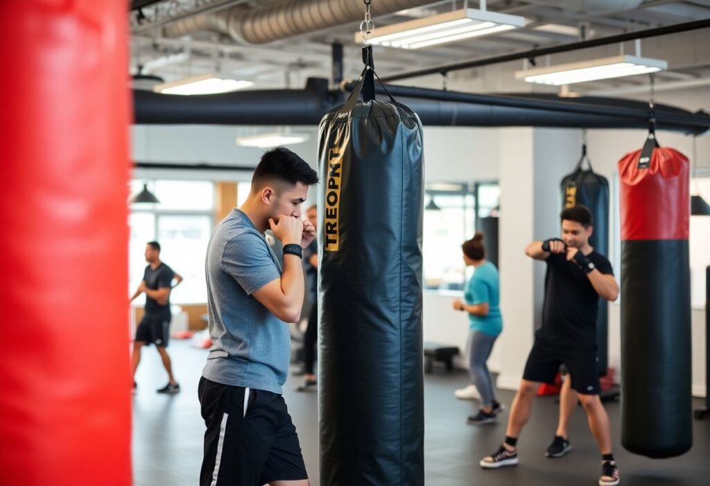 Modern gym with a supportive atmosphere