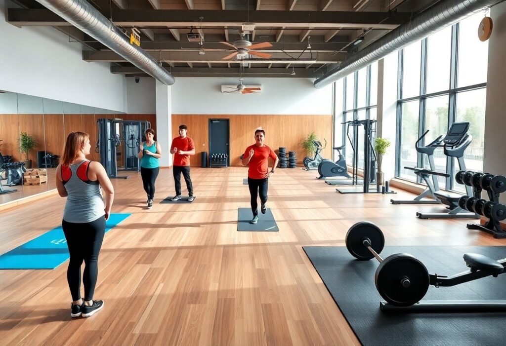 Modern gym with a welcoming community atmosphere