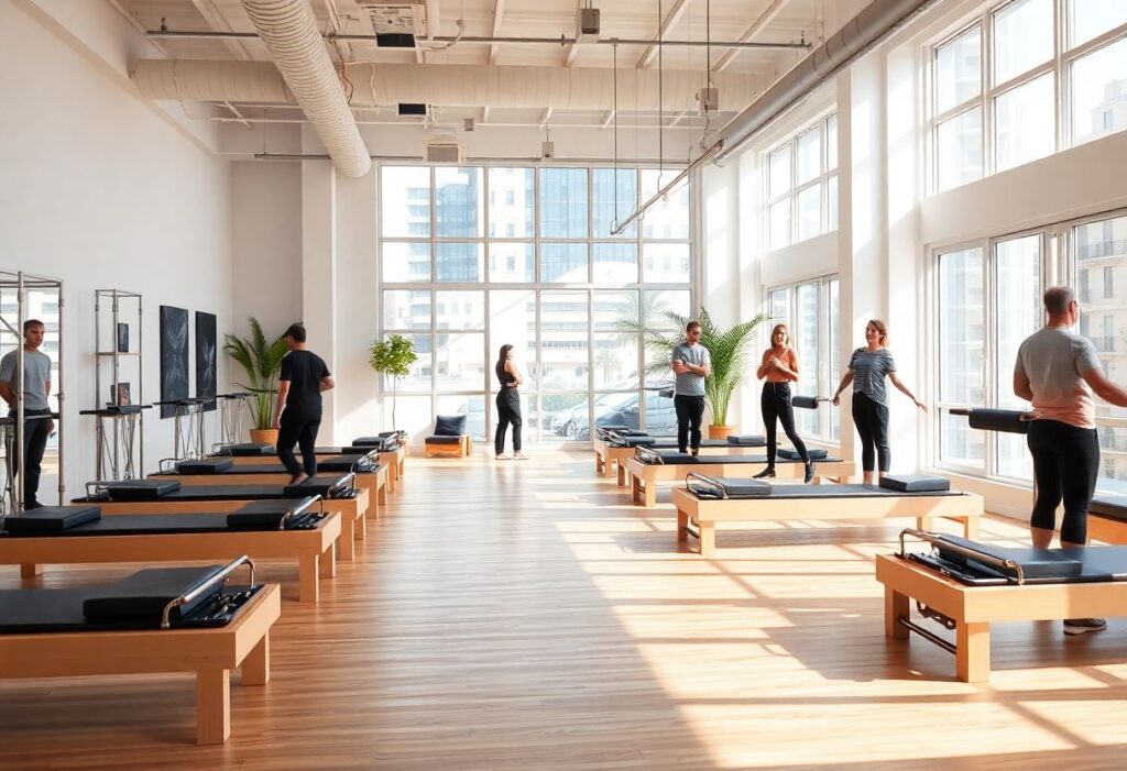 Modern Pilates studio with community vibes in central Tel Aviv