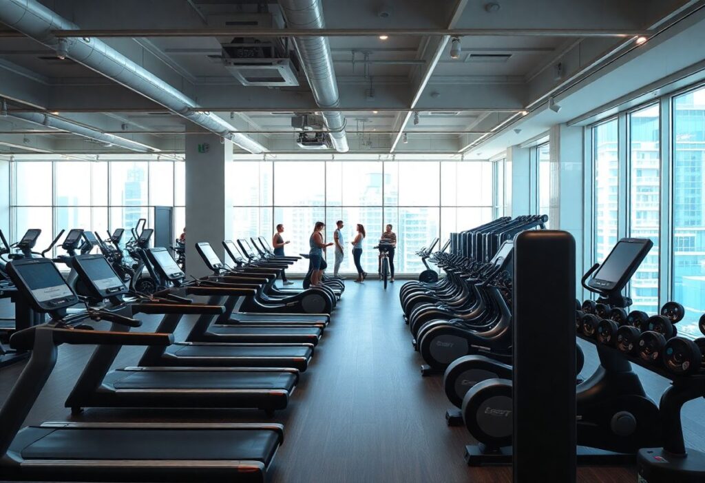 Modern fitness gym in Tel Aviv with community vibe