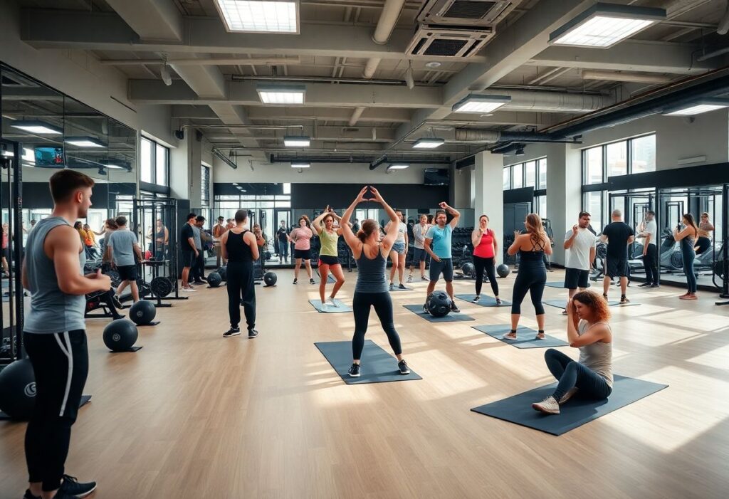 Modern TLV gym with vibrant community and group classes