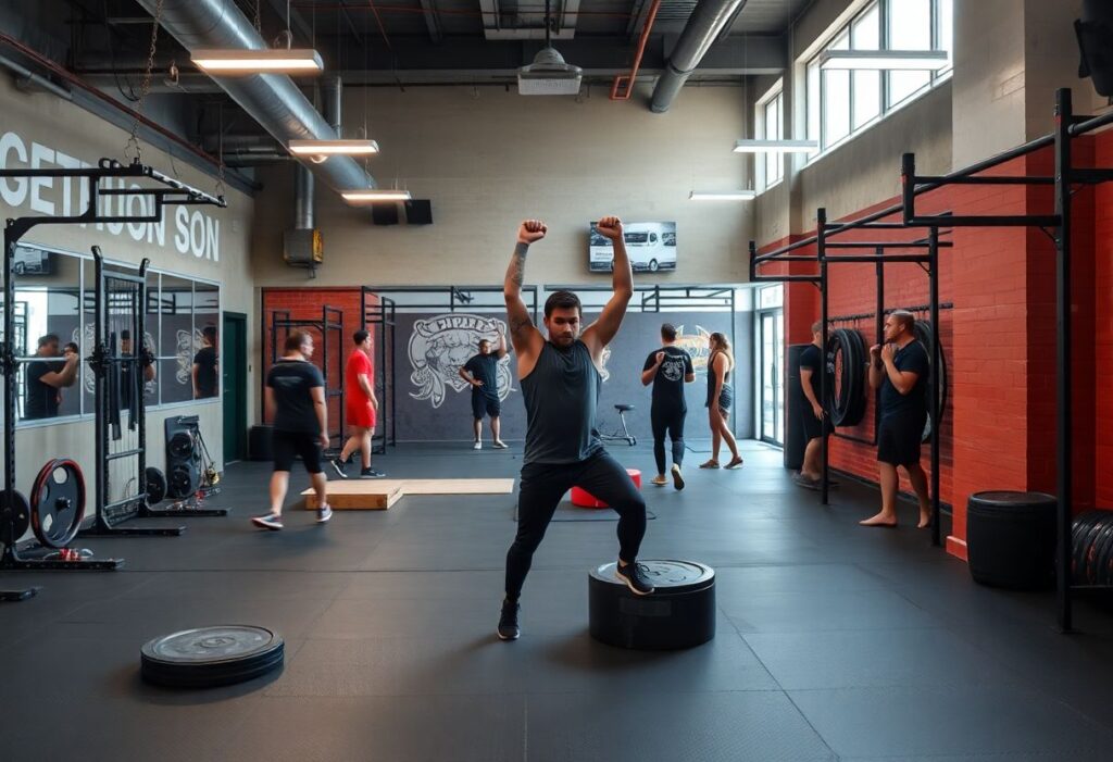 Modern ninja training gym in Tel Aviv with a community vibe