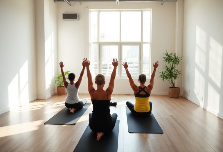 Morning pilates in a cozy Tel Aviv gym studio