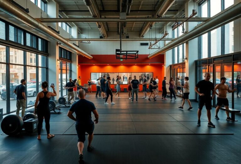 Community-driven ninja training in modern city gym