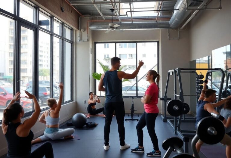 Modern Tel Aviv gym with community vibe and diverse training options
